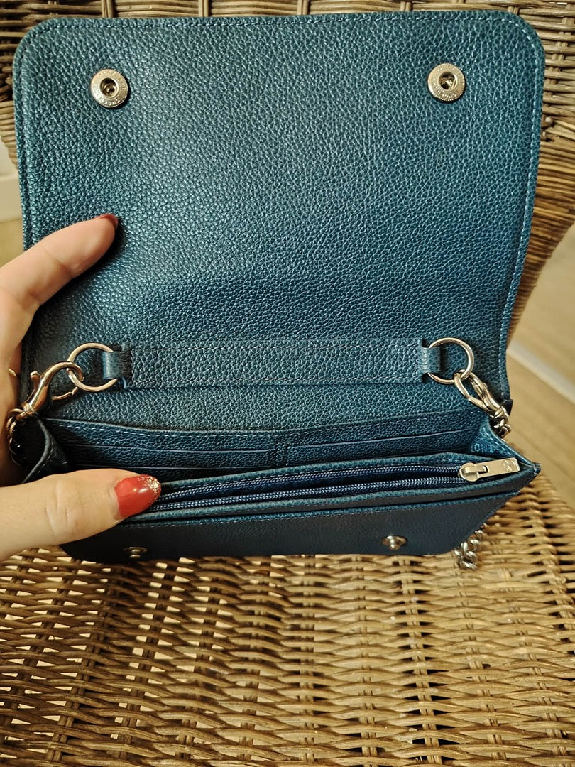 Sac bandoulière Longchamp - Taille unique - Bleu - État : Excellent