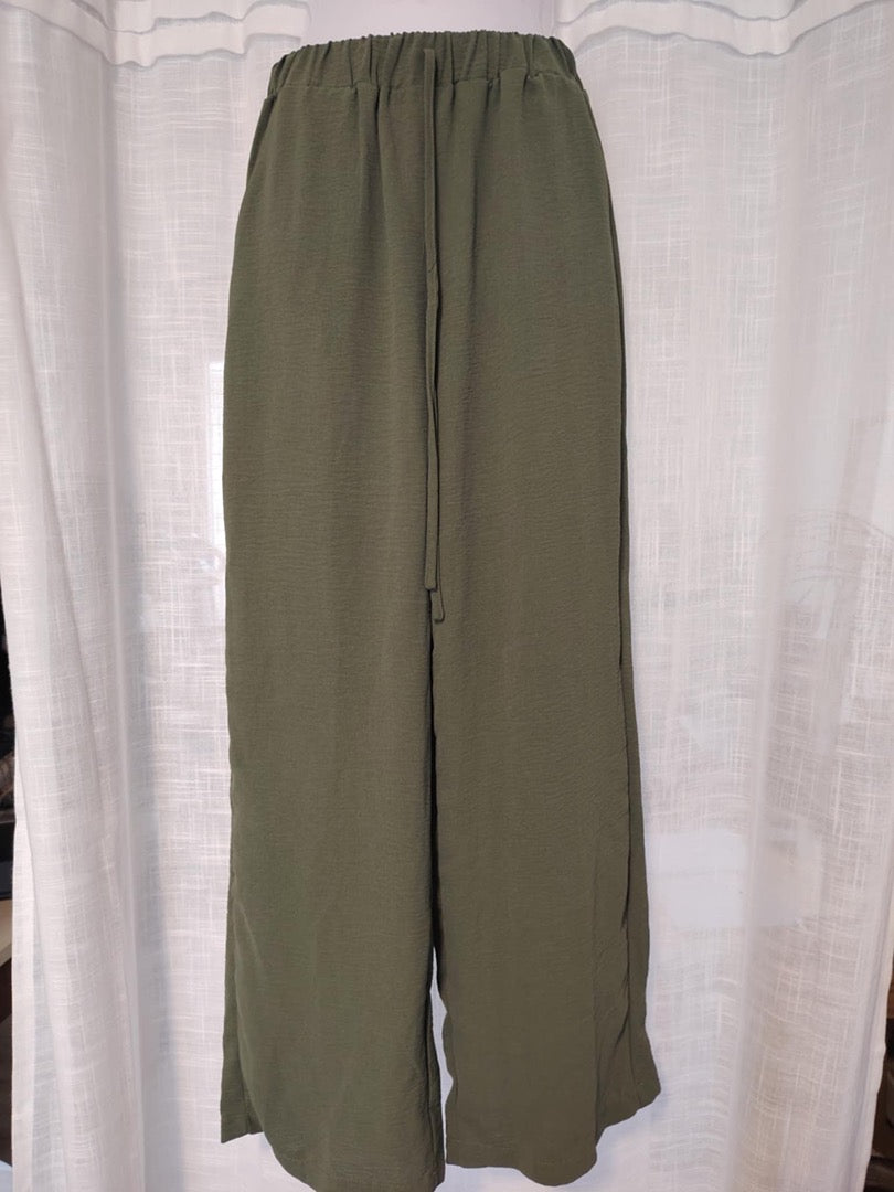Pantalon large Shein - 36 - Khaki - État : Excellent