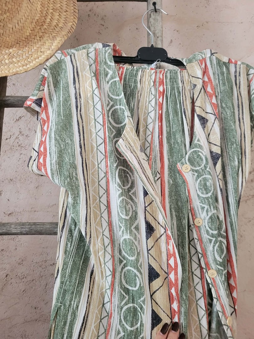 Ensemble Vintage - M - Vert - État : Excellent