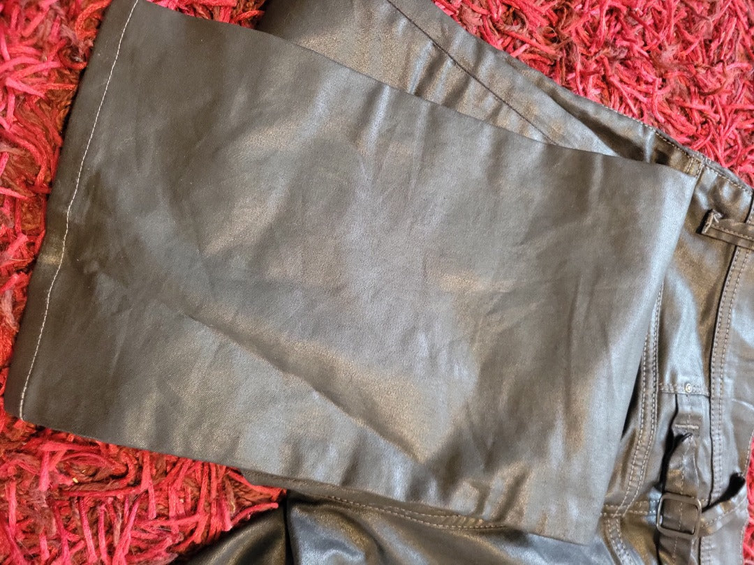 Pantalon cuir veritable Teddy Smith - 33 - Noir -