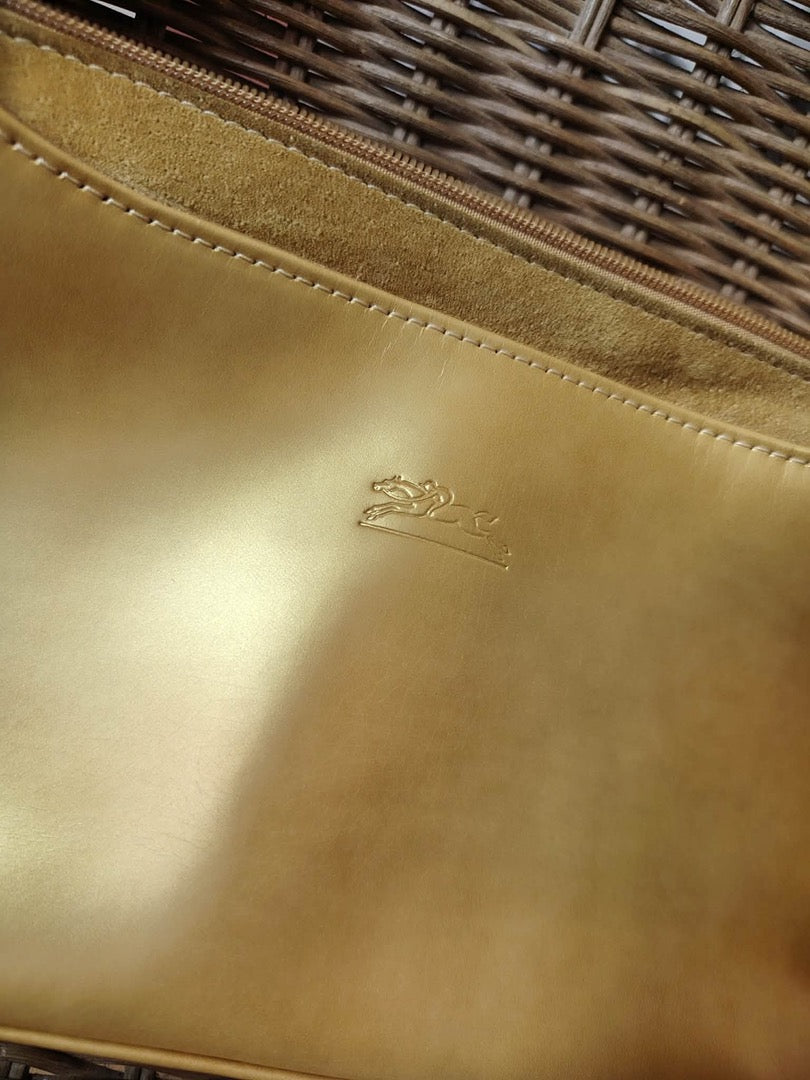 Sac bandoulière Longchamp - Taille unique - Moutarde - État : Excellent