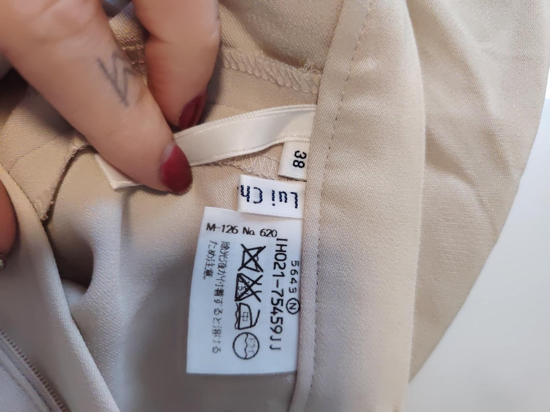 Pantalon tailleur Lui Chantant - 38 - Beige - État : Excellent