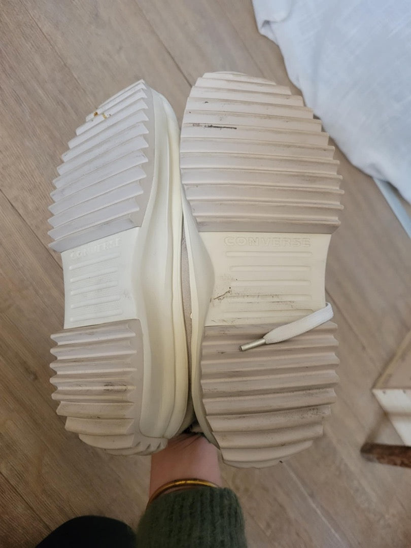 Baskets Converse Run Star Hike - 40.5 - Crème - État : Excellent