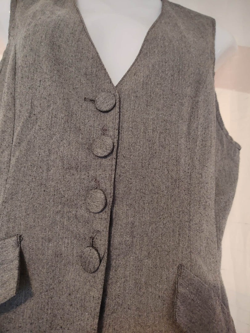 Gilet sans manches Froggy Paris - 36 - Gris - État : Excellent