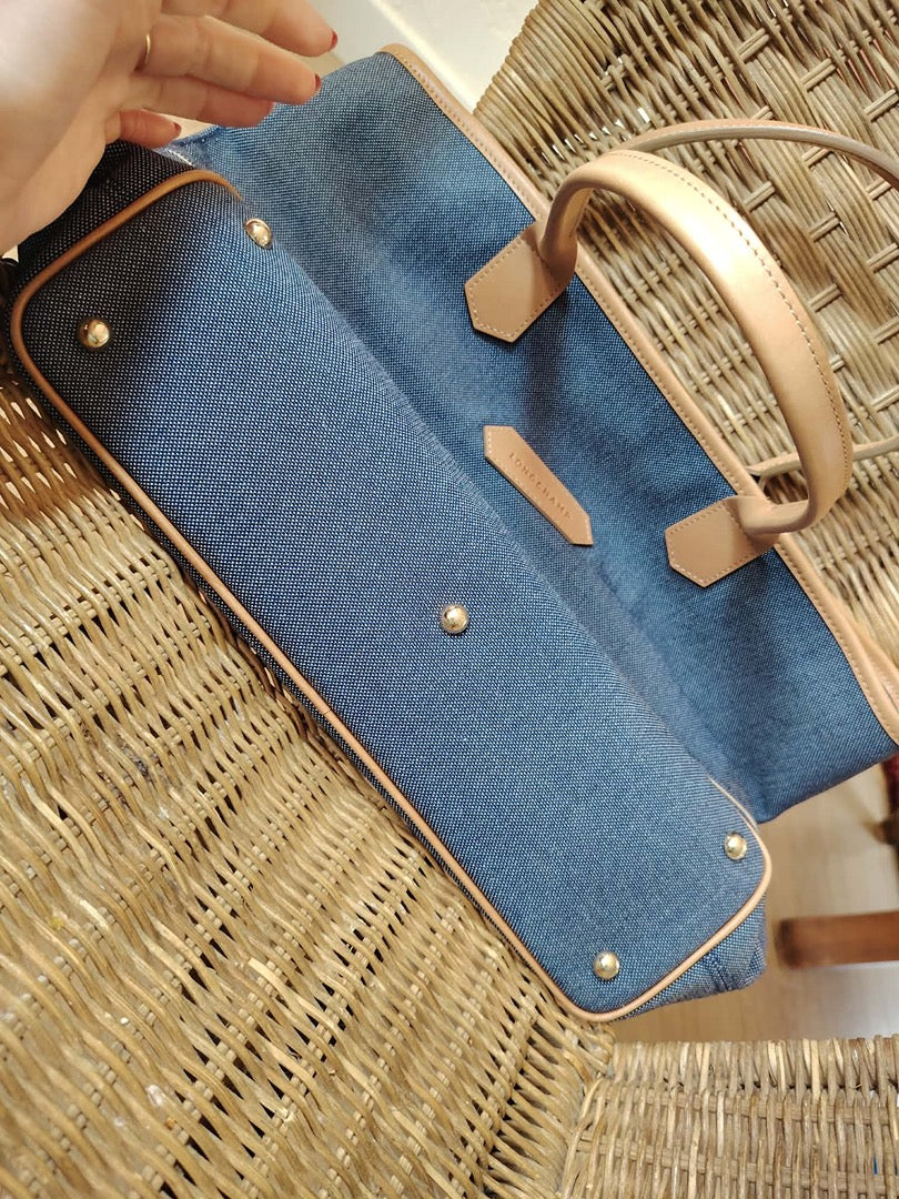 Cabas Longchamp - L - Bleu - État : Excellent
