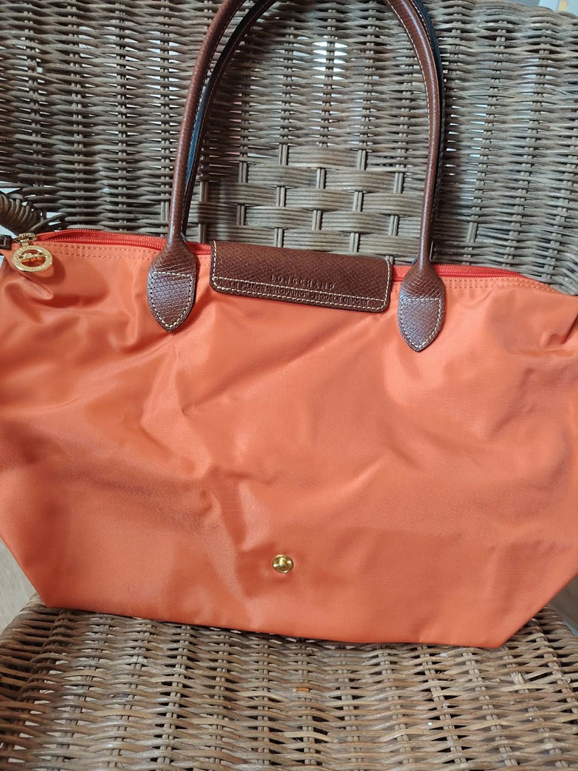 Sac cabas Longchamp - L - Orange - État : Excellent