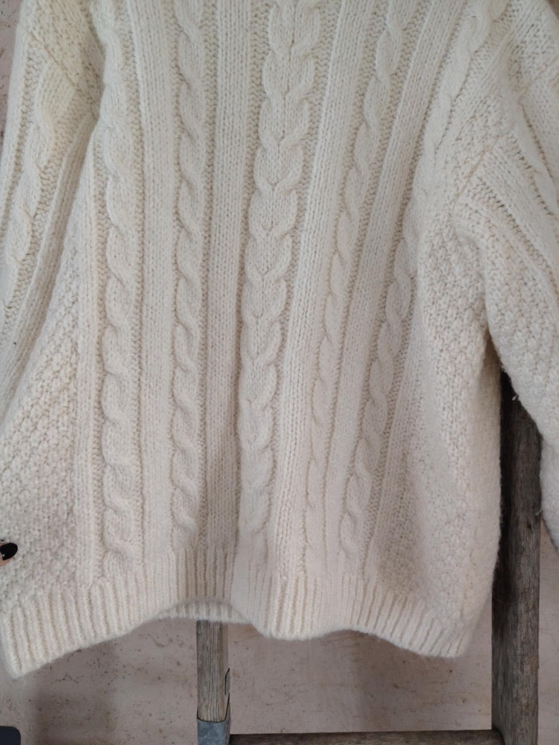 Pull Mng - M - Crème - État : Excellent