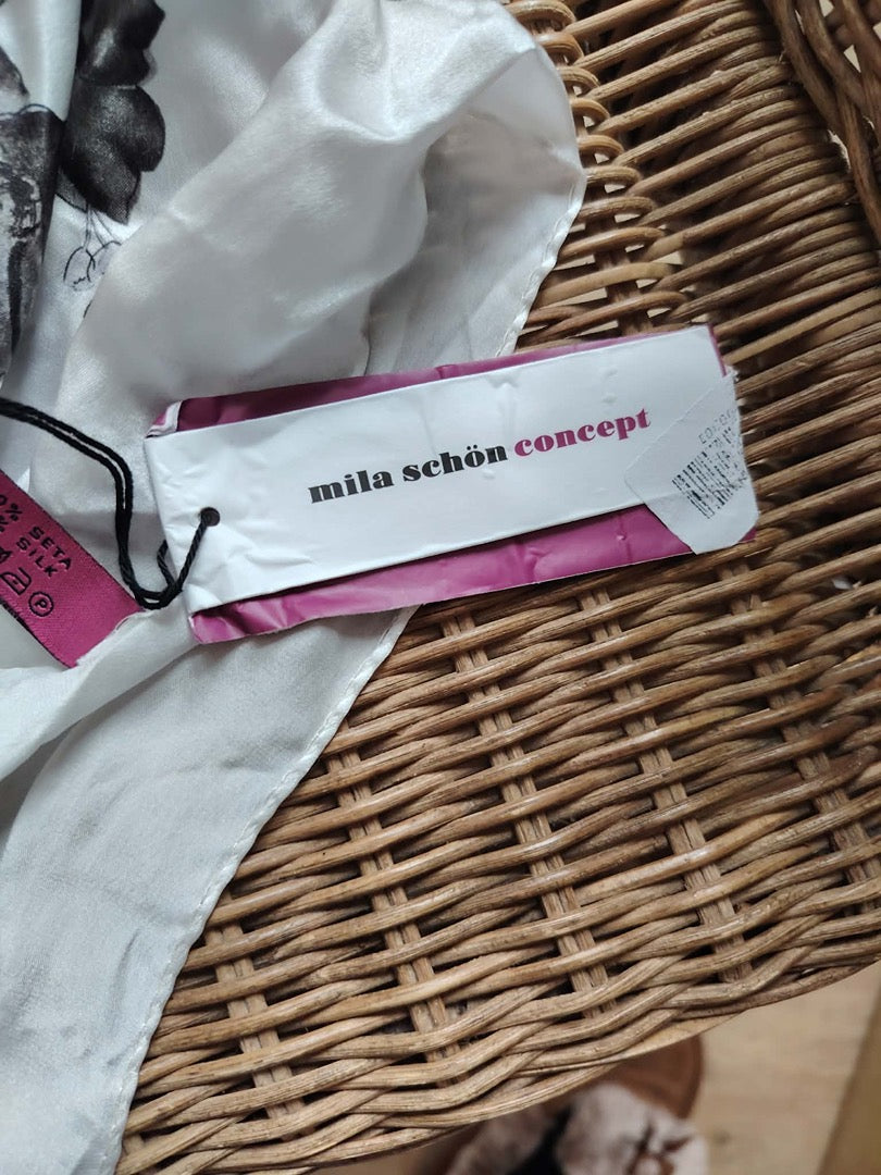 Foulard Mila Schön Concept - Taille unique - Blanc - État : Excellent