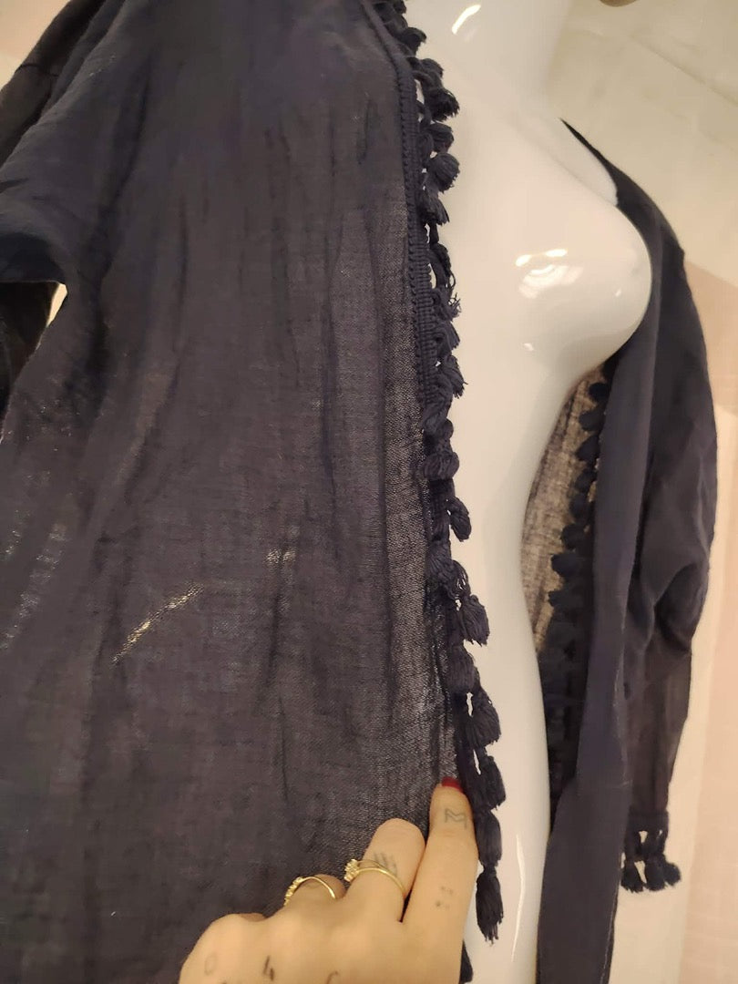 Kimono Miss & Yes - Lin -taille unique - Bleu marine - État : Excellent