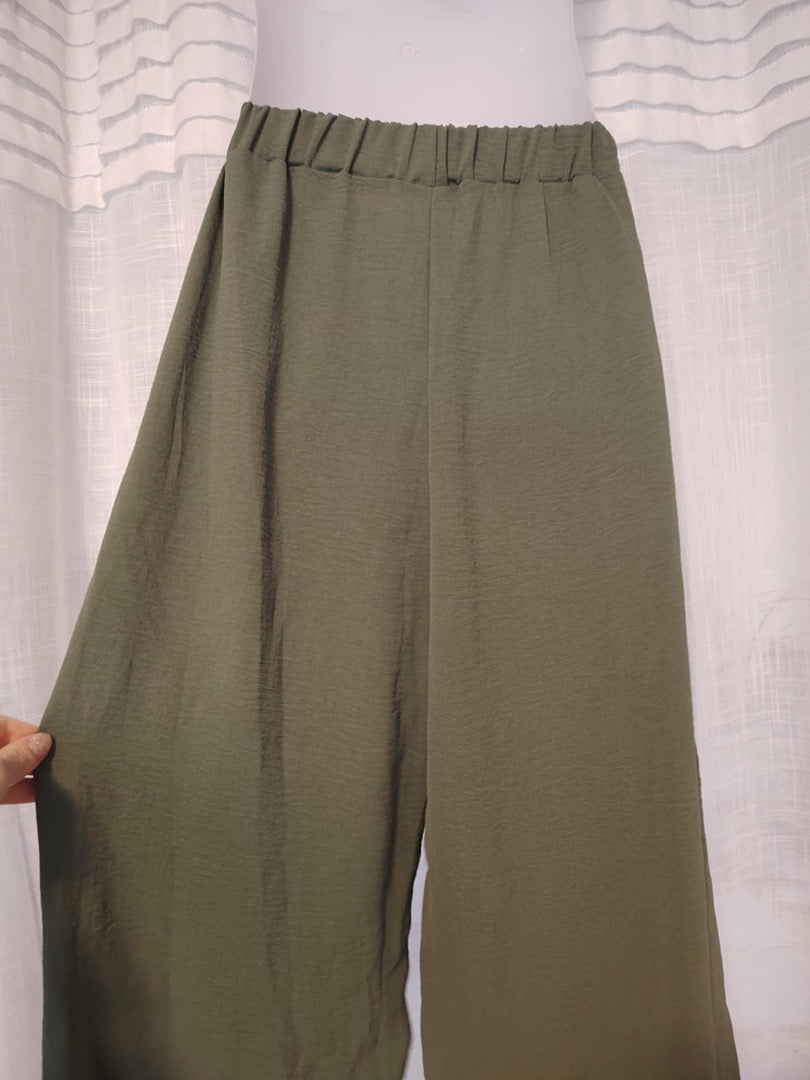 Pantalon large Shein - 36 - Khaki - État : Excellent