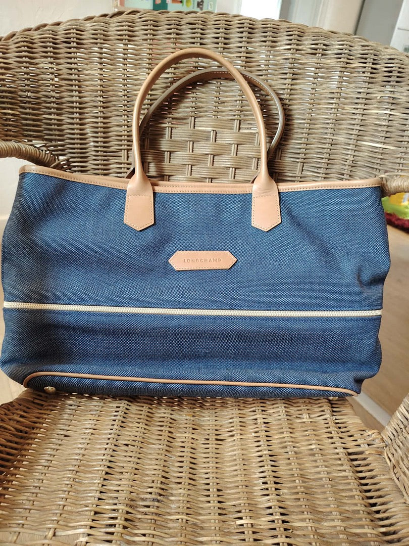 Cabas Longchamp - L - Bleu - État : Excellent