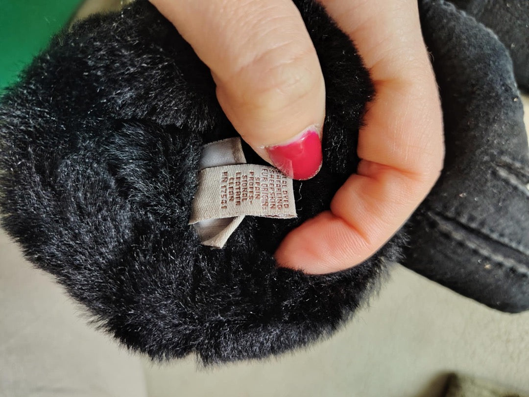 Gants Ugg - Taille M - Noir - État : Très Bon