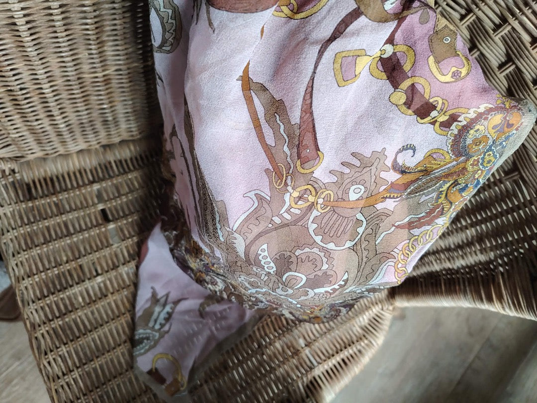 Foulard Mila Schön - Taille unique - Rose - État : Excellent