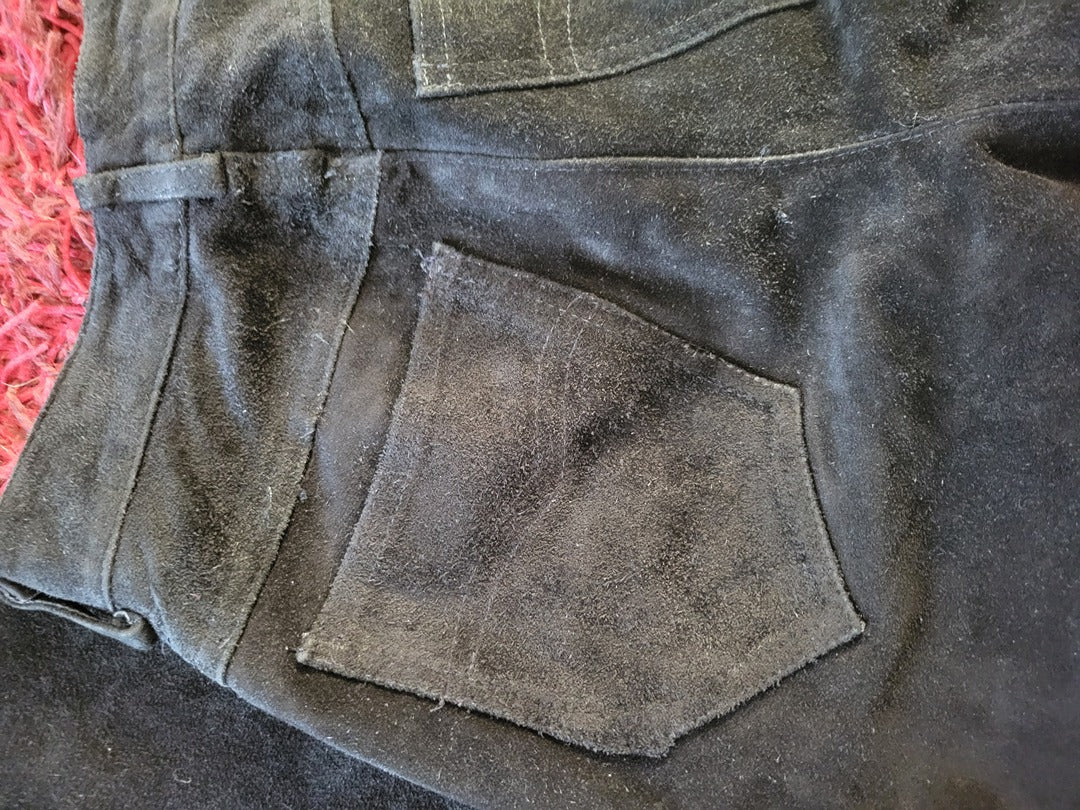 Pantalon femme cuir - 26 - État : vintage