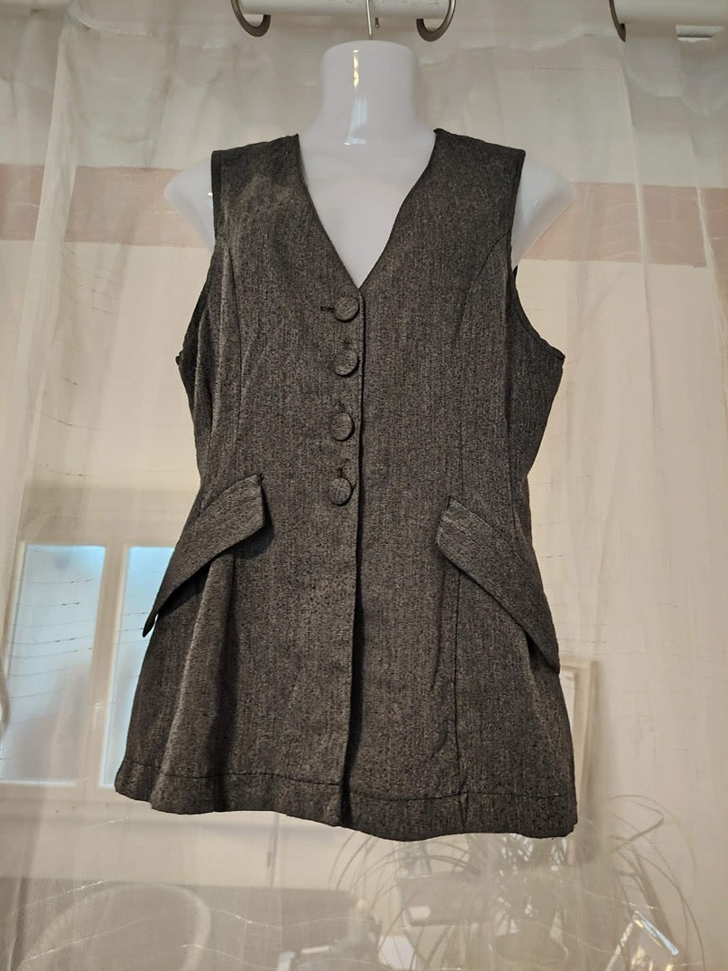 Gilet sans manches Froggy Paris - 36 - Gris - État : Excellent