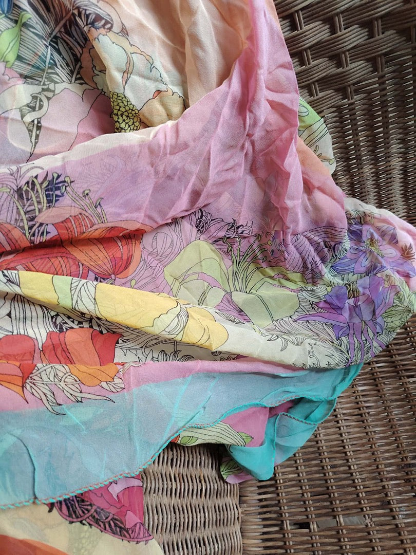 Foulard Laura Biagiotti - Taille unique - Rose - État : Excellent