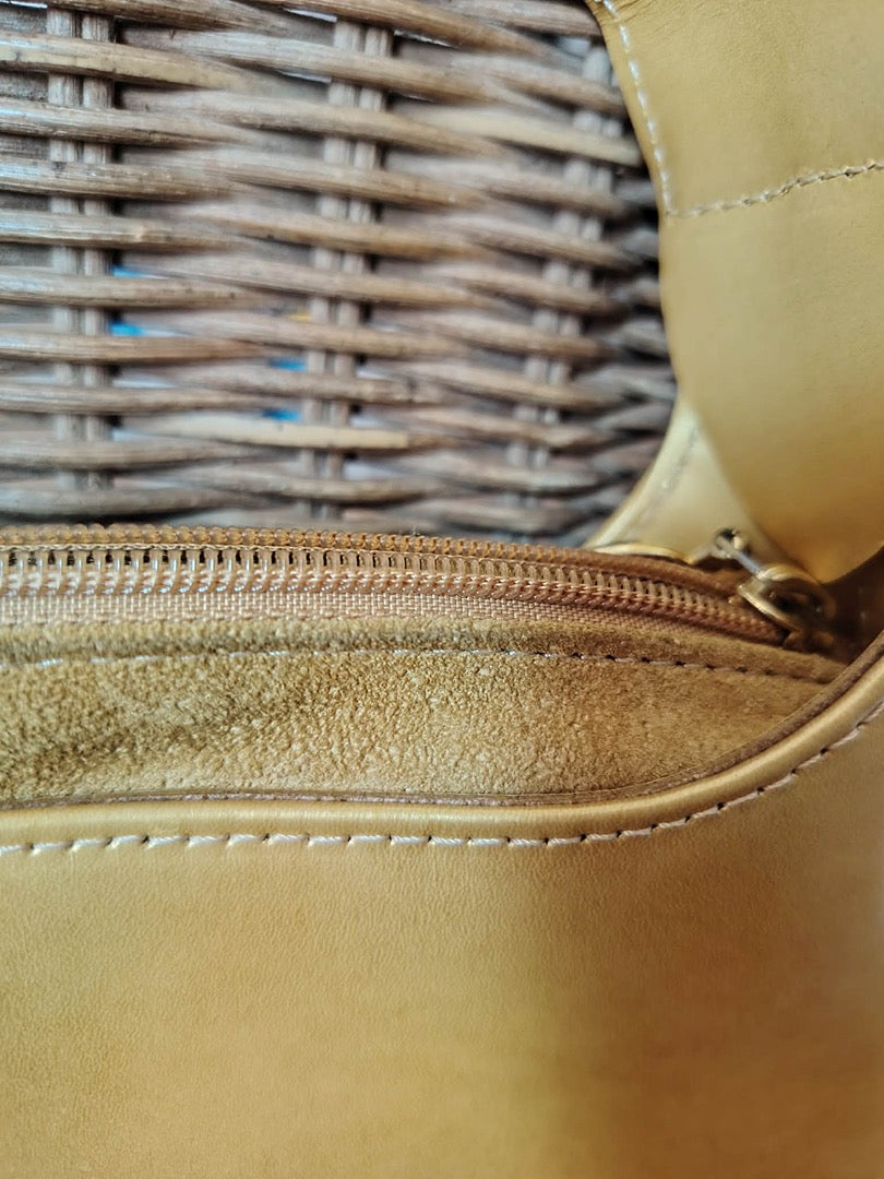 Sac bandoulière Longchamp - Taille unique - Moutarde - État : Excellent