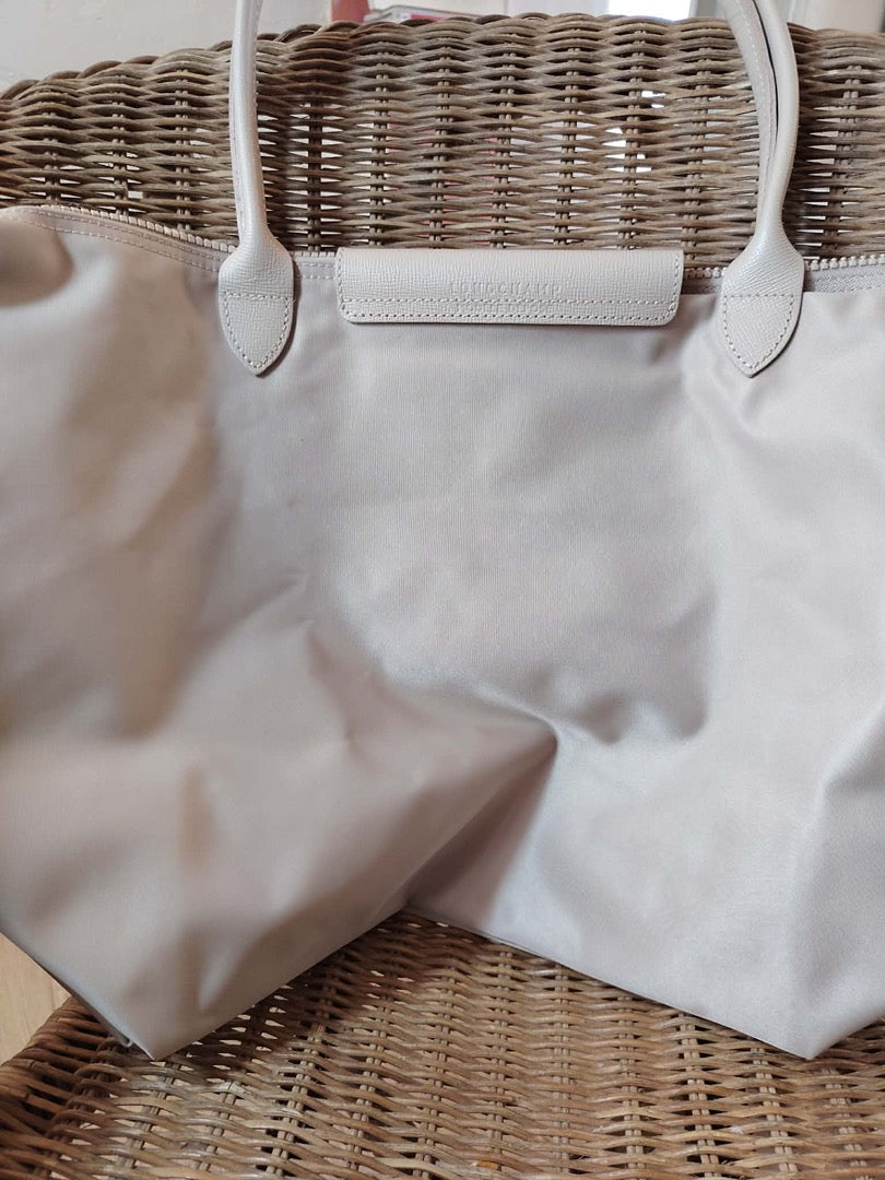 Sac cabas Longchamp - L - Beige - État : Excellent