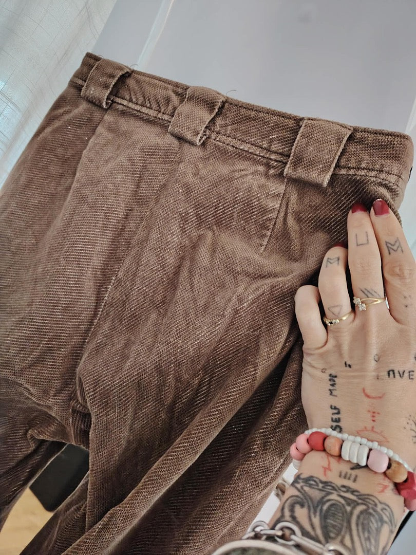 Pantalon velours Neneka - 36 - Marron - État : Excellent