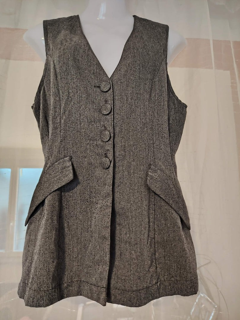 Gilet sans manches Froggy Paris - 36 - Gris - État : Excellent