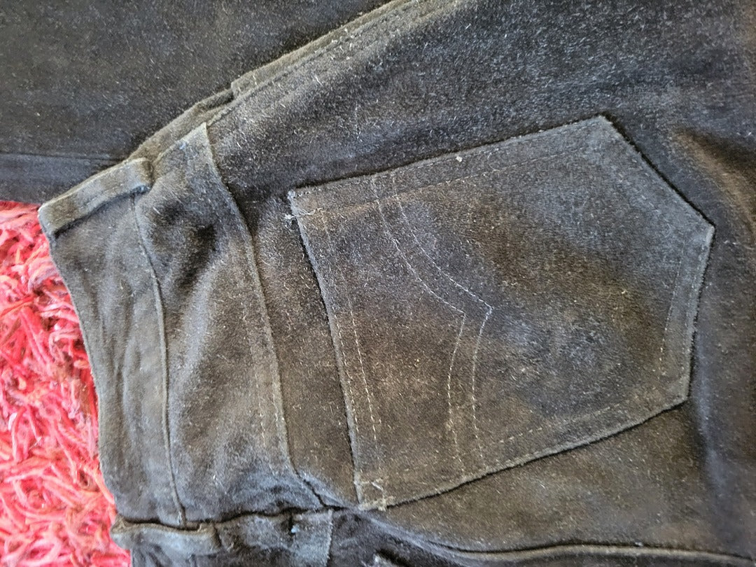 Pantalon femme cuir - 26 - État : vintage