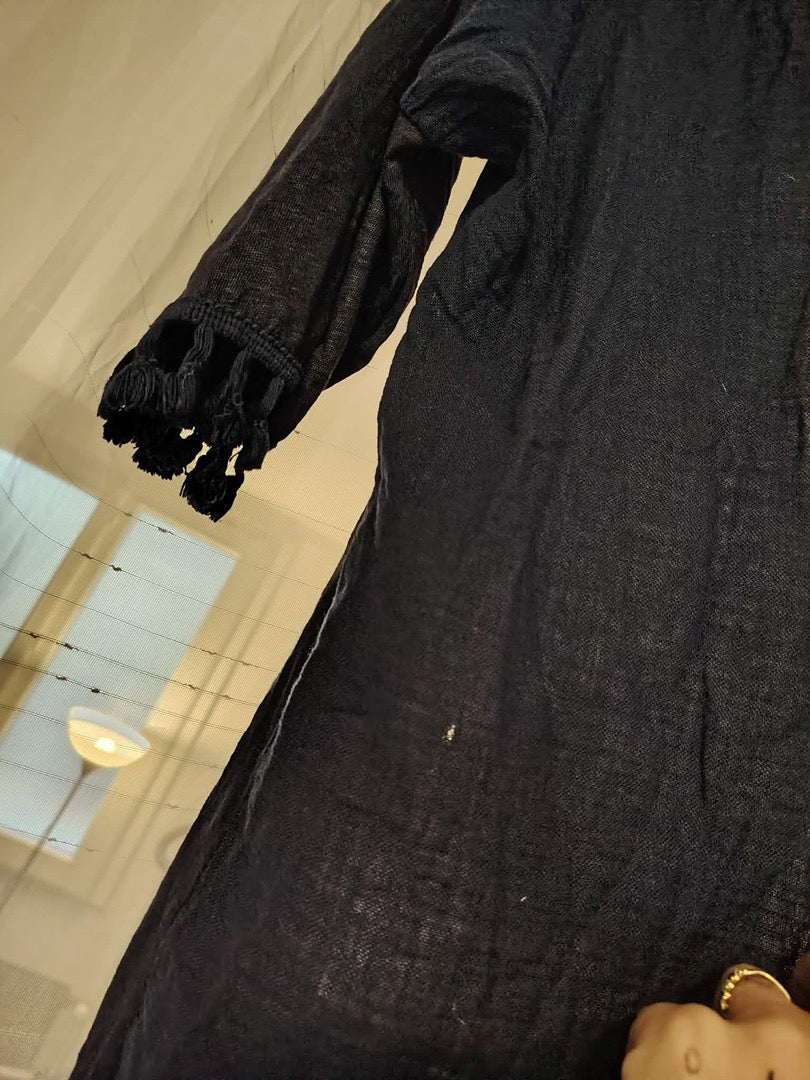 Kimono Miss & Yes - Lin -taille unique - Bleu marine - État : Excellent