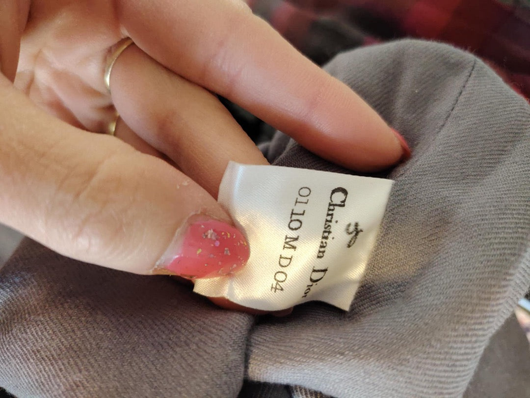 Robe Christian Dior - 38 - Gris - État : Excellent