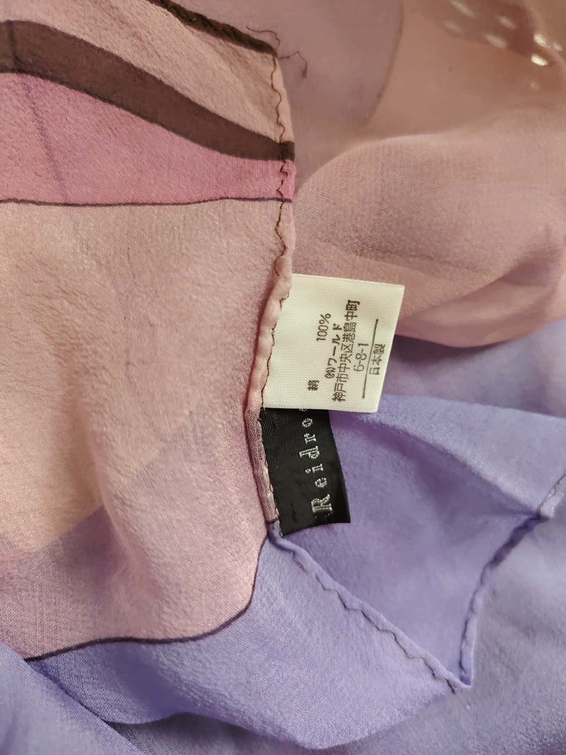 Foulard Reidroc - Taille unique - Violet - État : Excellent