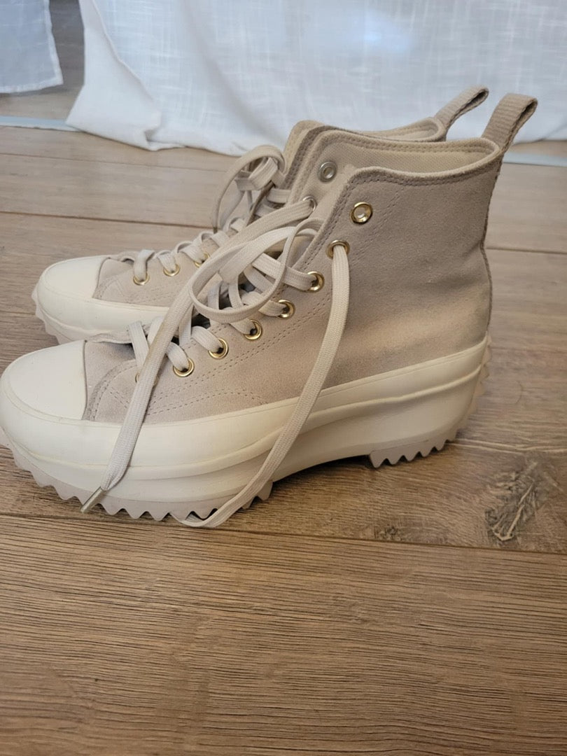 Baskets Converse Run Star Hike - 40.5 - Crème - État : Excellent