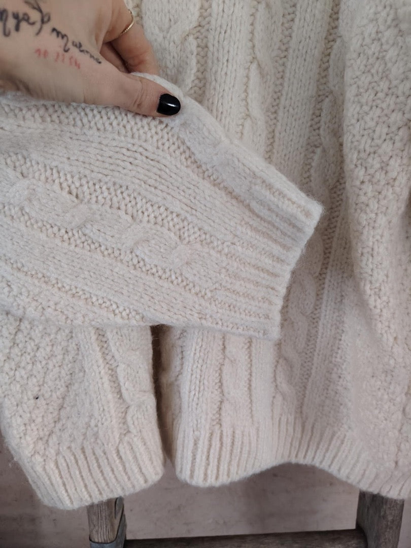 Pull Mng - M - Crème - État : Excellent