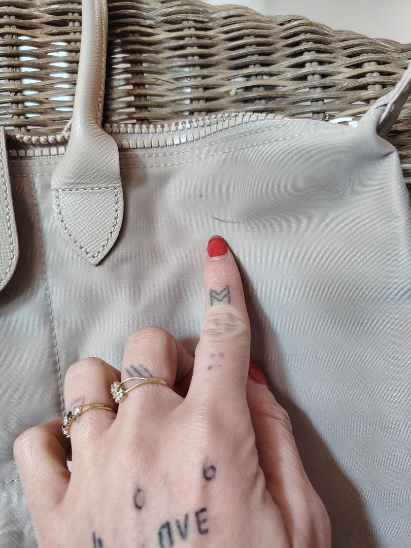 Sac cabas Longchamp - L - Beige - État : Excellent