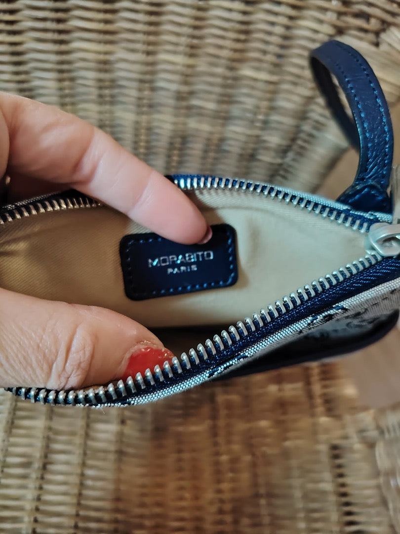 Sac bandoulière Morabito - Taille unique - Bleu marine - État : Excellent