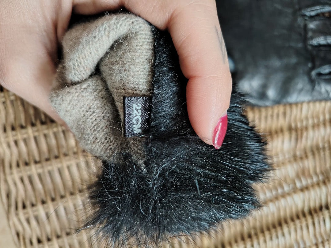 Gants Furla - 7 1/2 - Noir - État : Excellent