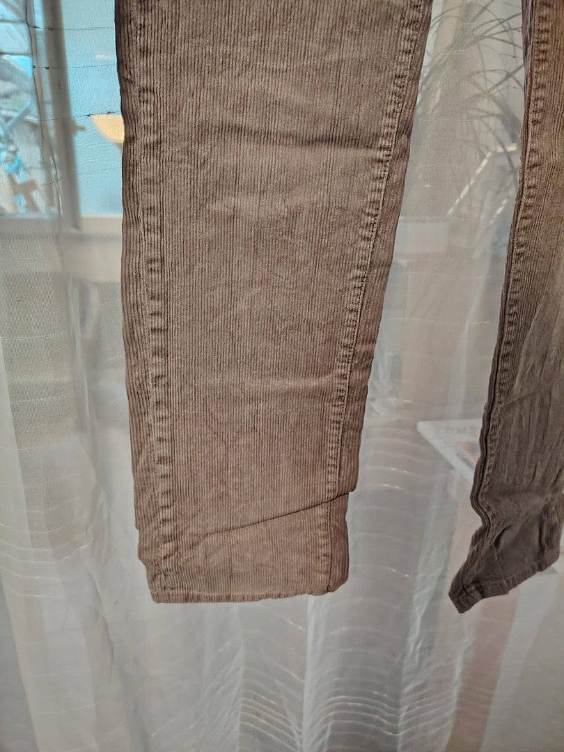 Pantalon velours côtelé Uniqlo - Xs - Mauve - État : Excellent