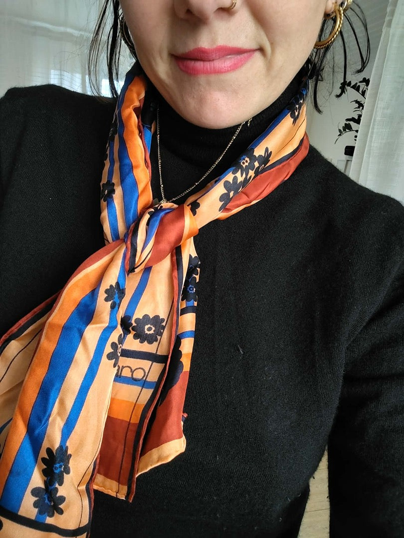 Foulard Emanuel Ungaro - Taille unique - Orange - État : Excellent
