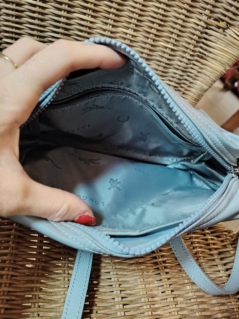 Sac bandoulière Longchamp - Taille unique - Bleu - État : Excellent