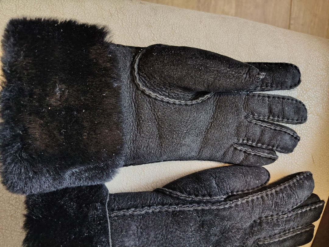 Gants Ugg - Taille M - Noir - État : Très Bon