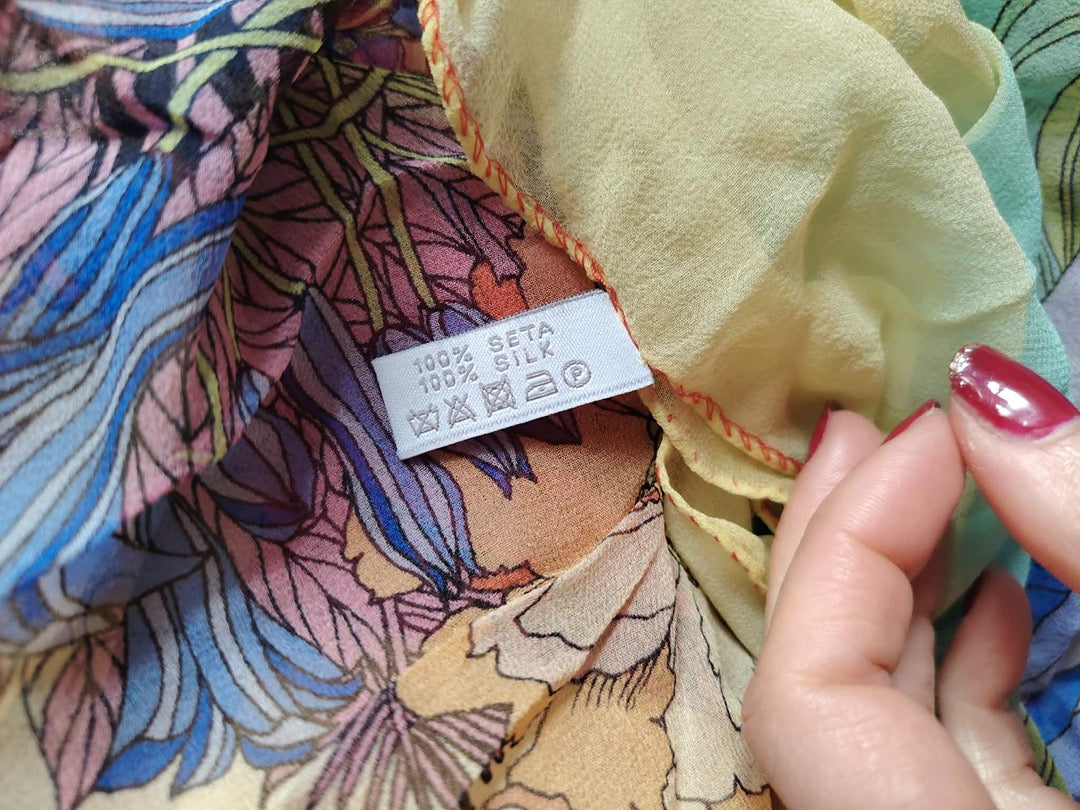 Foulard Laura Biagiotti - Taille unique - Rose - État : Excellent