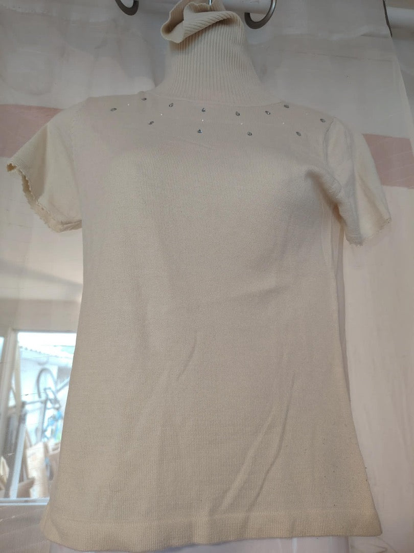 Pull col roulé Ilc - 38 - Crème - État : Excellent
