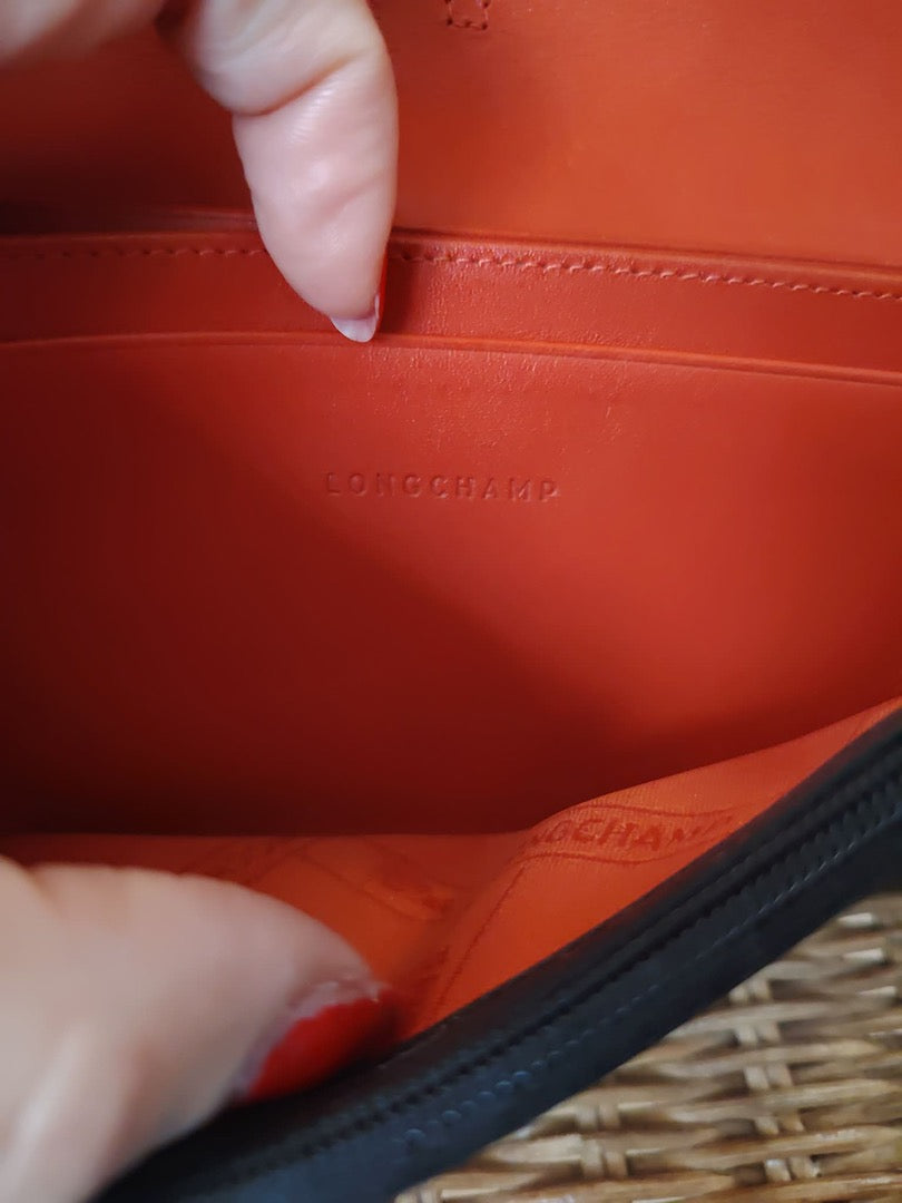 Portefeuille Longchamp - Tu - Noir - État : Excellent