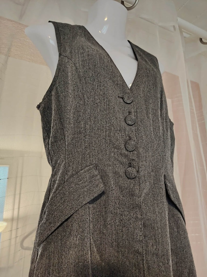 Gilet sans manches Froggy Paris - 36 - Gris - État : Excellent