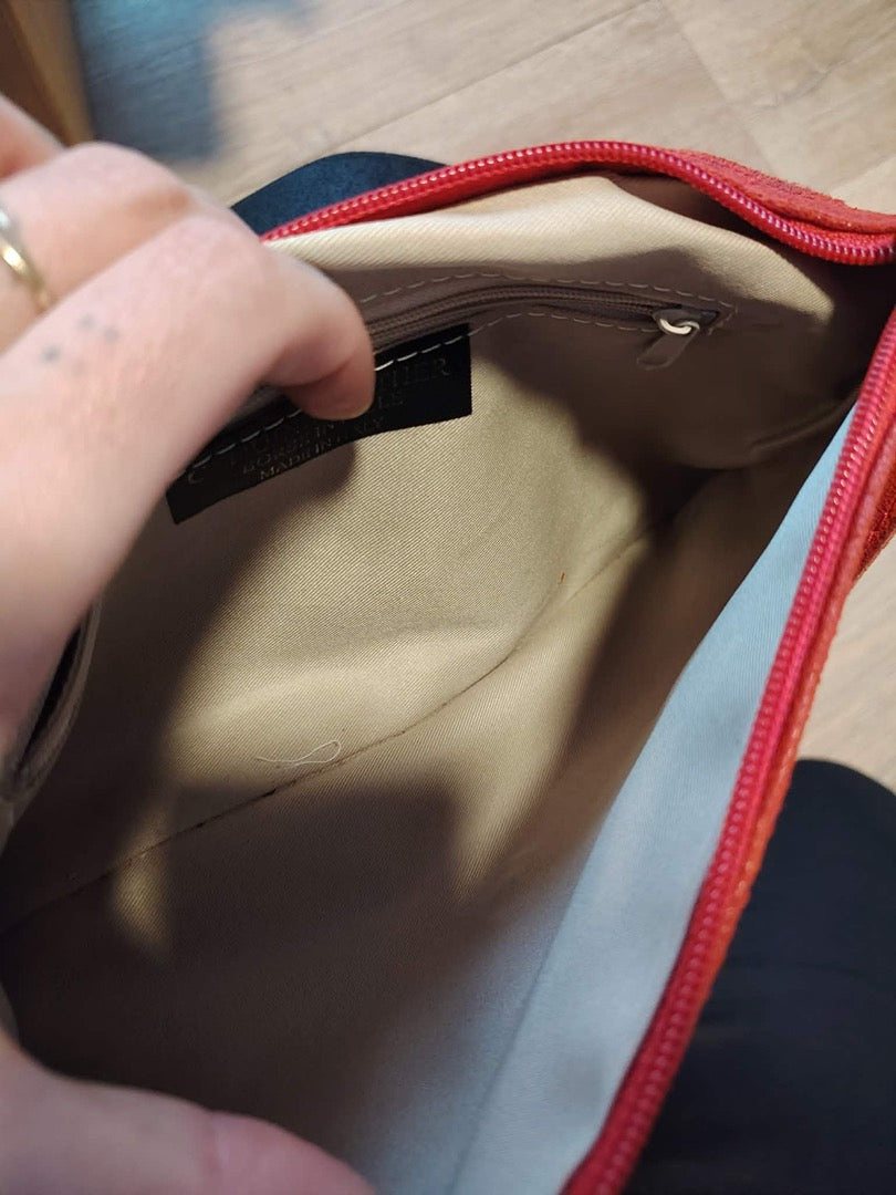 Sac Borse in Pelle - Taille unique - Rouge - État : Bon