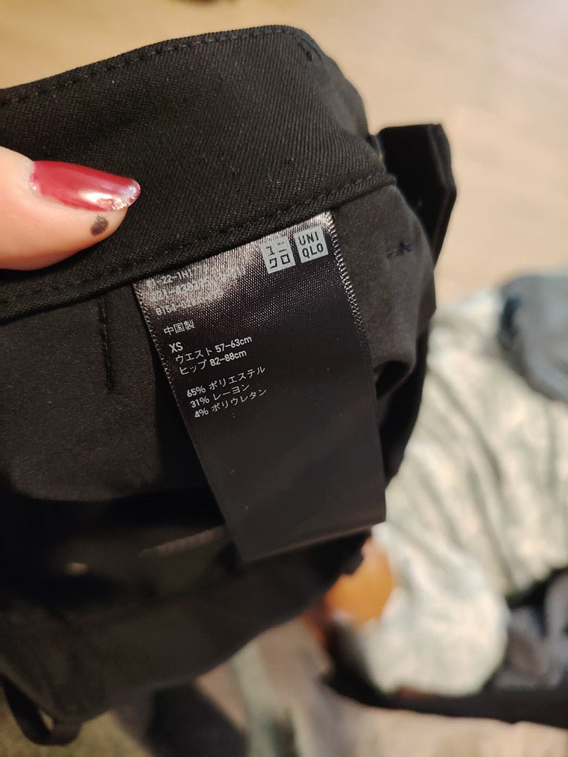Pantalon tailleur Uniqlo - Xs - Noir - État : Excellent