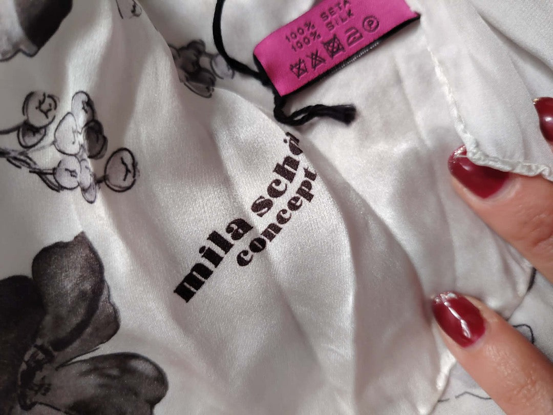 Foulard Mila Schön Concept - Taille unique - Blanc - État : Excellent