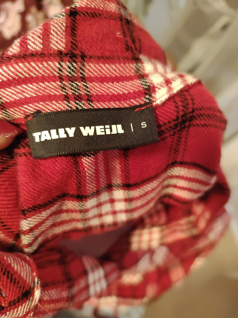 Chemise courte Tally Weijl - S - Rouge - État : Excellent