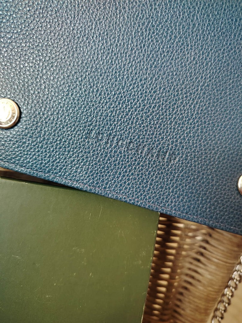 Sac bandoulière Longchamp - Taille unique - Bleu - État : Excellent