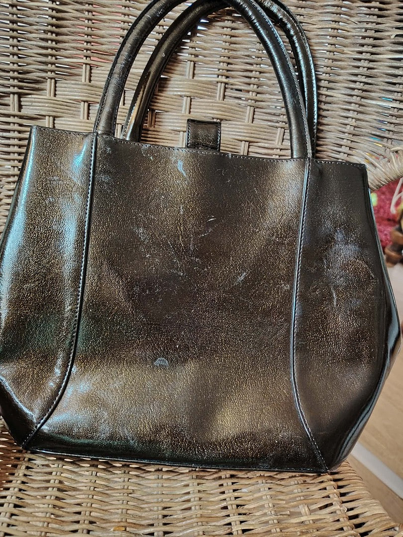 Sac à main Longchamp Roseau - Taille unique - Marron - État : Excellent