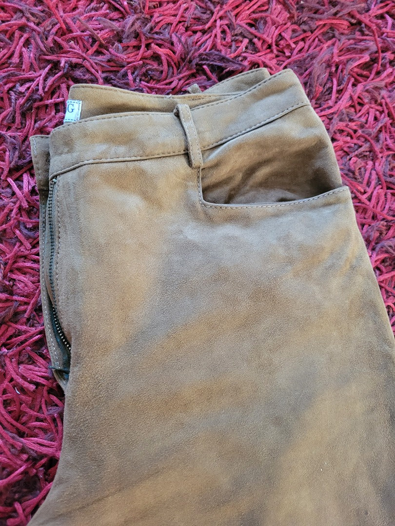 Pantalon Curling Collection - 38 - Marron - État : vintage