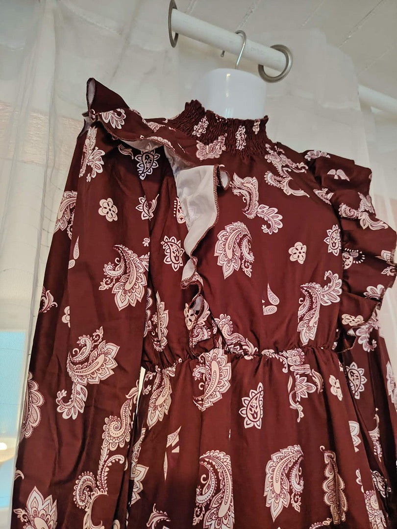 Robe courte - S - Bordeaux - État : Excellent