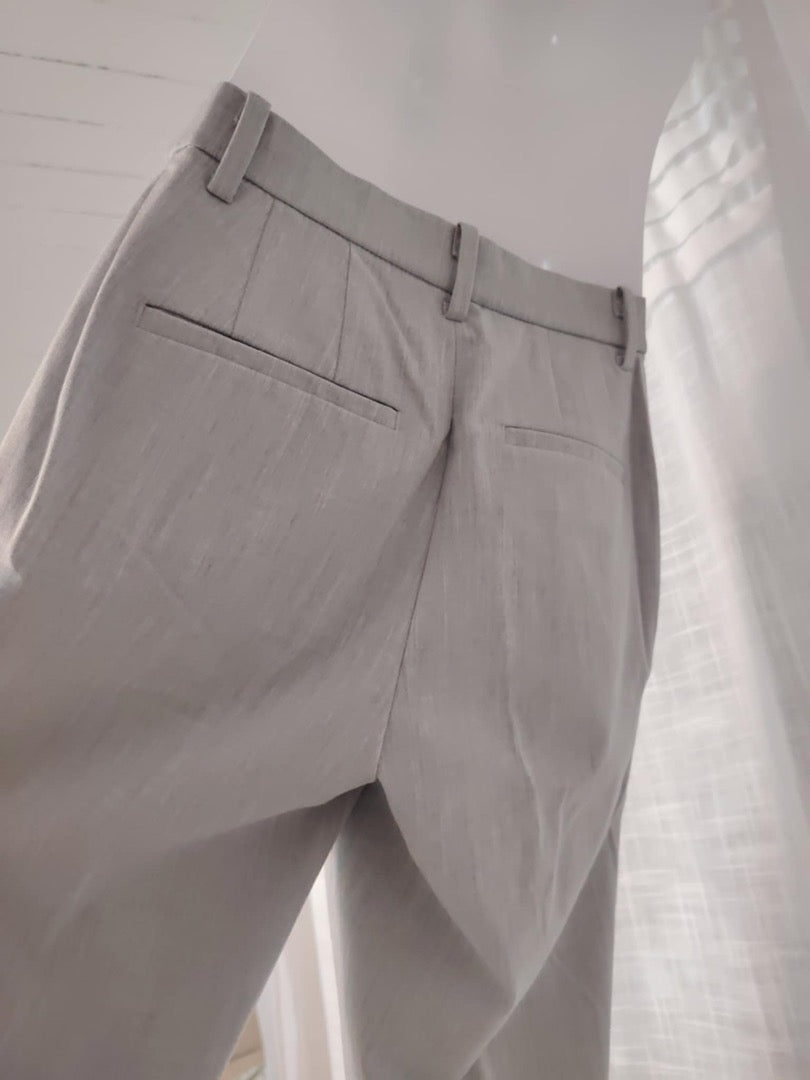 Pantalon tailleur Uniqlo - Xs - Gris - État : Excellent